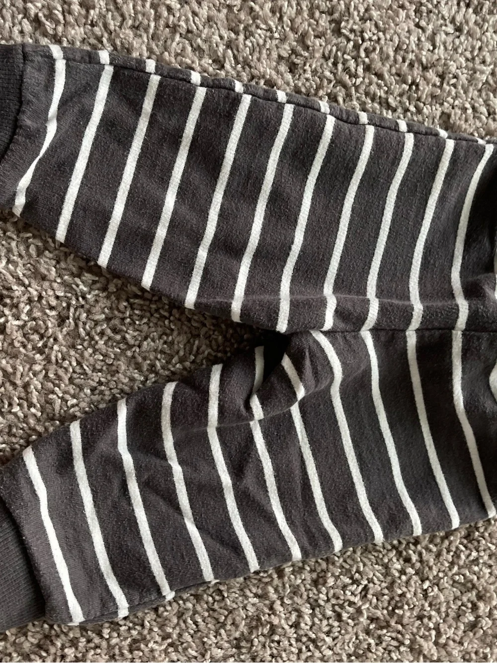 Carter's Gray & Charcoal Striped Kids Sweatpants - 2 Pack